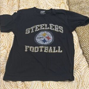 Steelers Football Black T-Shirt